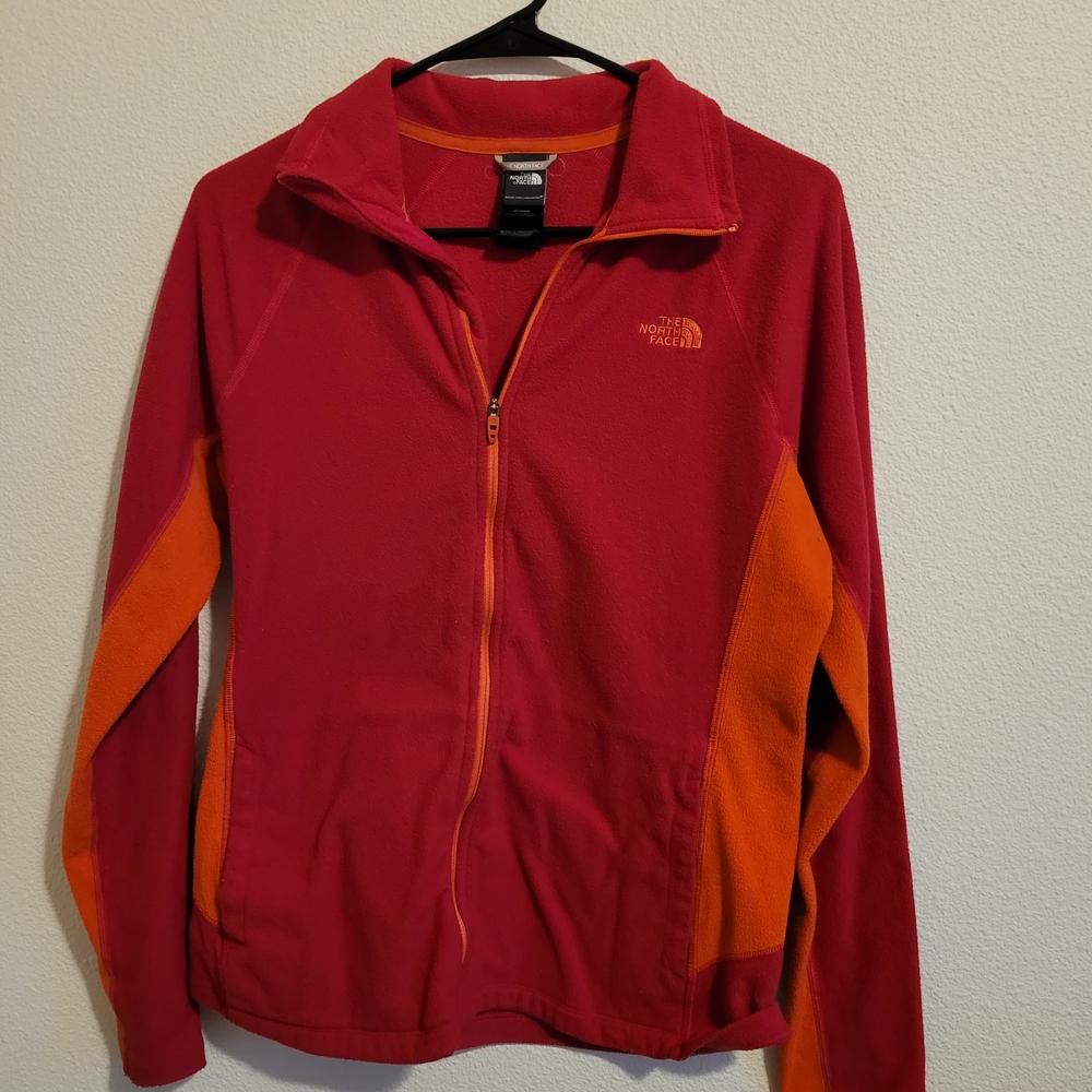 The North Face Women's Vibrant  Pink and Orange Ski Jacket #374